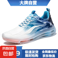 男女情侶學(xué)生透氣輕便春夏休閑運(yùn)動(dòng)跑步特大碼旅游鞋 6609白藍(lán) 46