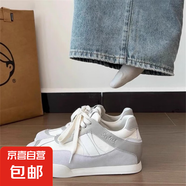 內(nèi)增高德訓(xùn)鞋女2025春夏季新款小個(gè)子增高復(fù)古休閑運(yùn)動(dòng)阿甘鞋板鞋 灰色 38