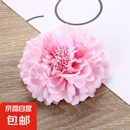 韓版牡丹花花朵胸花大花朵高檔布藝胸針花朵絕美配飾頭花多色可選 粉色