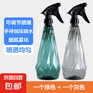 ?京東物流?噴壺噴霧器澆花噴水壺園藝工具按壓式消毒酒精噴霧 500ML【兩個(gè)裝】綠色+灰色