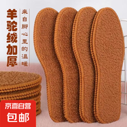 黃金絨鞋墊冬季加厚加絨除臭鞋墊防寒保暖防臭吸汗舒適運(yùn)動(dòng)鞋墊女 羊駝絨加厚保暖防臭鞋墊【10雙】 42碼
