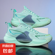 正品籃球鞋男防滑耐磨網(wǎng)布透氣輕便減震學(xué)生實戰(zhàn)比賽訓(xùn)練運動鞋 736淺綠 43