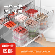 【10只裝】冰箱保鮮盒食品級(jí)冷凍收納盒微波爐飯盒便當(dāng)盒學(xué)生 可冷凍收納盒 3個(gè)裝 350ml