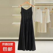 品牌折扣店專柜女裝【衣香麗Y】吊帶裙打底連衣裙2025春裝新款 黑色 S 155/80A(S)