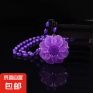 新品貔貅吊墜葫蘆如意平安扣仿蜜蠟紫色水滴情侶百搭項(xiàng)鏈毛衣鏈 太陽花