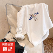 秋裝2025新款春秋款大童純棉長(zhǎng)袖T恤男童女童寶寶打底衫兒童上衣 H2321白色 160