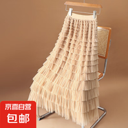高端氣質(zhì)網(wǎng)紗半身裙女春夏裝2025新款超仙a字長裙顯瘦層層蛋糕裙 5524【卡其色】 XL 【推薦126-140斤】