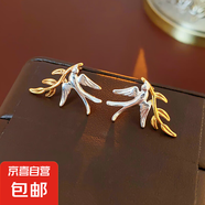 銀針不規(guī)則珍珠復(fù)古耳環(huán)小眾設(shè)計(jì)感法式耳釘耳墜時(shí)尚氣質(zhì)耳飾批發(fā) 131#銀針-金色-銀色