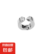 鈦鋼耳夾男士無需耳洞嘻哈小眾冷淡風(fēng)假耳環(huán)耳釘女情侶單只耳飾品 銀色單只耳夾款鈦鋼