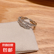輕奢蝴蝶開(kāi)口冷淡風(fēng)戒指女組合套裝甜酷辣妹風(fēng)網(wǎng)紅感 開(kāi)口蛇形戒指【白K】