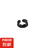 鈦鋼耳夾男士無(wú)需耳洞嘻哈小眾冷淡風(fēng)假耳環(huán)耳釘女情侶單只耳飾品 黑色單只耳夾款鈦鋼