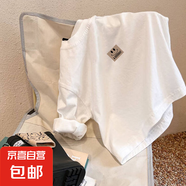 兒童2025新款春秋裝白色純棉長(zhǎng)袖T恤男童女童簡(jiǎn)約內(nèi)搭打底衫童裝 H2018白色 120