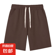 A夏季男士短褲寬松休閑運(yùn)動(dòng)中褲學(xué)生涼爽居家短褲K8-500 咖色 L 120-140斤