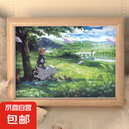 紫羅蘭永恒花園薇爾莉特動(dòng)漫周邊二次元畫框擺件朋友閨蜜生日禮物 薇爾莉特圖(2) 8寸