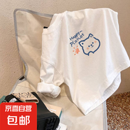 兒童2025新款春秋裝白色純棉長(zhǎng)袖T恤男童女童簡(jiǎn)約內(nèi)搭打底衫童裝 H2046白色 140