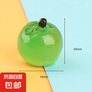 微景觀(guān)創(chuàng  )意仿真發(fā)夜光水果之家萌粒 diy裝飾品盲袋配件迷你小擺件 微景觀(guān)水果小擺件【蘋(píng)果】