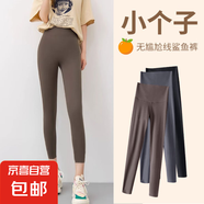 鯊魚褲2025年春夏外穿腰收腹提臀修身外穿褲休閑打底褲女褲 深咖【小個子】-春夏薄款 L