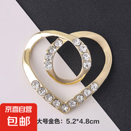 衣角打結(jié)扣環(huán)絲巾扣百搭神器襯衣下擺t恤體恤女 小號(hào)金色