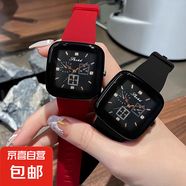 【情侶同款】手表女高級感冷淡風小眾休閑時尚復古簡約情侶閨蜜表 咖啡色表帶