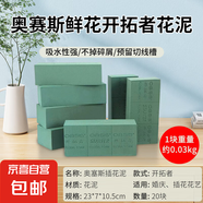 美國進(jìn)口oasis奧賽斯鮮花綠植泥花泥插花泥38女神節(jié)吸水泡沫海綿 奧賽斯花泥20塊【整箱】