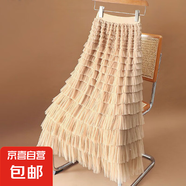 長(zhǎng)款黑色網(wǎng)紗蛋糕裙紗裙半身裙女2025春新款蓬蓬裙子粉色長(zhǎng)裙夏季 5524【卡其色】 XL 推薦【126-140斤】