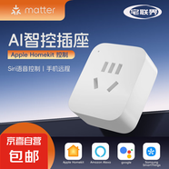 【適用蘋果】智能插座 Homekit蘋果家庭遠(yuǎn)程語音控制 定時(shí)電器開關(guān)斷網(wǎng) 記憶插排插座接線板插線板 10A Homekit版*1