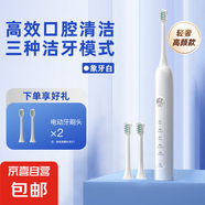 【續(xù)航30天】電動(dòng)牙刷聲波磁懸浮震動(dòng)馬達(dá)超美的牙刷全自動(dòng)充電防水牙刷兒童學(xué)生宿舍成人家用男女 象牙白【全身IPX7防水+2刷頭】 磁懸浮高配電動(dòng)牙刷大牌性價(jià)比平替款
