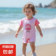 【兒童夏季連體衣】夏季薄款新生兒爬爬服男女寶寶純棉短袖哈衣 BE-2 80