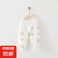 【貝樂咿加棉高腰褲】 嬰兒褲子秋冬加棉純棉款 小龍#5879 66