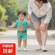 【兒童夏季連體衣】夏季薄款新生兒爬爬服男女寶寶純棉短袖哈衣 BE-14 66