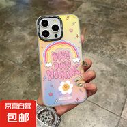 鐳射殼適用蘋果/華為/榮耀/OPPO手機殼保護套全包防摔創(chuàng)意潮流男女款 鐳射殼-鐳射透明-AE122英文彩虹 IPHONE6/IPHONE6S