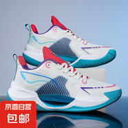 正品籃球鞋男防滑耐磨網(wǎng)布透氣輕便減震學(xué)生實(shí)戰(zhàn)比賽訓(xùn)練運(yùn)動(dòng)鞋 736白藍(lán)紅 42