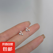 小兔子耳釘女可愛(ài)學(xué)生耳環(huán)有耳洞氣質(zhì)耳飾品 小櫻桃