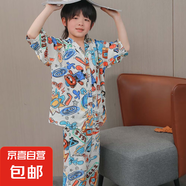 兒童棉綢家居服套裝男女童夏季空調(diào)服套裝15xk276 星空小熊 140
