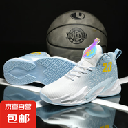 2025春夏籃球鞋男女中幫透氣實(shí)戰(zhàn)球鞋運(yùn)動(dòng)比賽專業(yè)水泥地耐磨減震 白灰 41