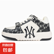 【ML學(xué)長鞋同款】純?cè)袔湍g(shù)扣男女同款鞋增高厚底百搭休閑板鞋 MMY中幫板鞋黑白 42