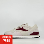 【京東快遞】男鞋2025新款復古百搭阿甘鞋輕便軟底運動(dòng)休閑鞋 酒紅色 40