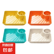 【限時(shí)福利】餃子盤(pán)家用日式盤(pán)子高顏值醬料分離飯盤(pán) 【顏色隨機】醬料分離餃子盤(pán) 1個(gè)裝