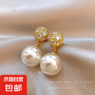 高級感氣質(zhì)耳釘女2025耳環(huán)法式小眾耳飾春季 皓石耳環(huán)