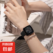 【情侶同款】手表女高級感冷淡風小眾休閑時尚復古簡約情侶閨蜜表 黑色表帶