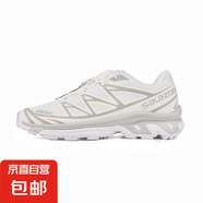 【薩*蒙同款】戶(hù)外3D跑鞋男女同款復(fù)古減震鞋登山鞋防滑運(yùn)動(dòng)鞋 跑鞋XT冰川白 40