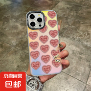 手機殼適用蘋果/華為/榮耀/OPPO保護套鐳射炫彩愛心全包防摔創(chuàng)意潮流男女款 鐳射殼-鐳射透明-AE175炫彩愛心 REALMEV13/REALME8