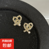 蚊香盤耳夾無耳洞耳環(huán)港風花朵高級感蝴蝶結(jié)可愛耳掛耳飾 愛心