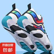 春季塔圖姆3.0全明星防滑實(shí)戰兒童運動(dòng)鞋耐磨籃球鞋情侶外場(chǎng)戰靴 白黑 43