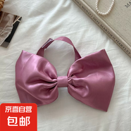 可愛甜美湯姆貓紫色蝴蝶結脖子頸鏈女朋友cos湯姆夢中情貓項圈脖 豆沙 均碼