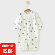 寶寶衣服嬰兒連體衣夏季薄款新生兒長袖空調(diào)服純棉睡衣夏裝 小米奇 90cm