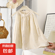 女童連衣裙夏季新款公主裙甜美露肩仙女款娃娃裙女孩夏款寬松童裙 S07 100 cm