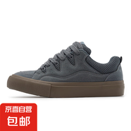 【阿瑪尼制造商】KGSKWO新款潮流時(shí)尚牛仔布情侶復(fù)古低幫鞋 灰藍(lán) 單層 42 (260mm)
