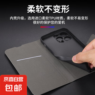 IQOOZ10手機(jī)套適用Z9/Z8/Z7/Z6/Z5/U5/U3保護(hù)套抗震防摔磁吸翻蓋親膚商務(wù)款全包邊輕奢手機(jī)殼 深灰色-膚感搭扣皮套 iQOOz10turbo Pro