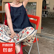 【棉綢】2025年新款女褲春秋季新中式家居寬松長(zhǎng)褲夏季薄款 茶歇 M （建議80-110斤）